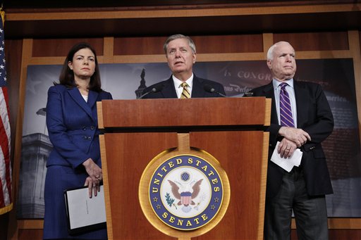 John McCain, Kelly Ayotte, Lindsey Graham