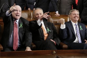 John McCain, Charles Schumer, Lindsey Graham